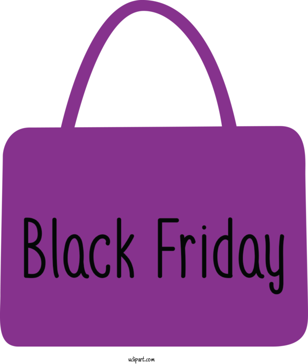 Free Holidays Handbag Bag Logo For Black Friday Clipart Transparent Background