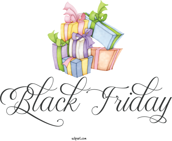 Free Holidays Birthday Drawing GIF For Black Friday Clipart Transparent Background