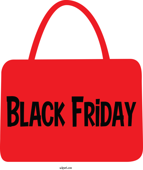 Free Holidays Handbag Logo Bag For Black Friday Clipart Transparent Background