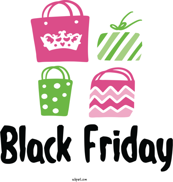 Free Holidays Logo Design For Black Friday Clipart Transparent Background