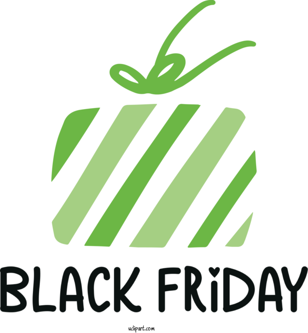 Free Holidays Logo Leaf Green For Black Friday Clipart Transparent Background