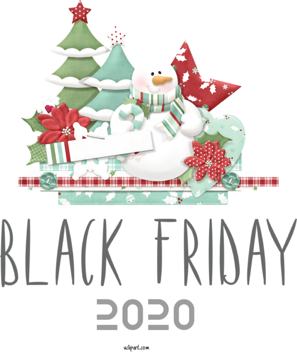Free Holidays Christmas Day For Black Friday Clipart Transparent Background