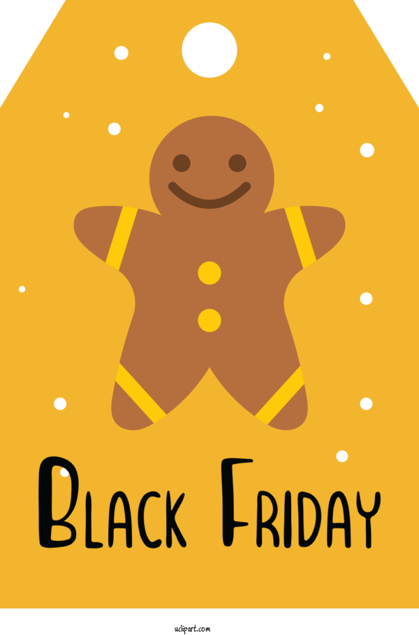 Free Holidays Logo Cartoon Yellow For Black Friday Clipart Transparent Background