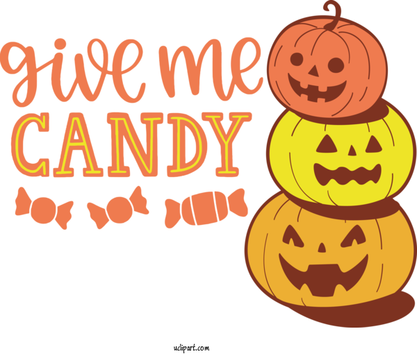 Free Holidays Jack O' Lantern Pumpkin For Halloween Clipart Transparent Background