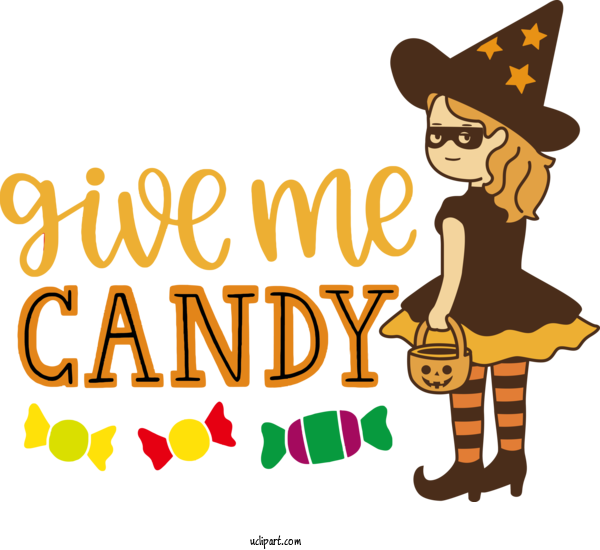 Free Holidays Cartoon Meter Line For Halloween Clipart Transparent Background