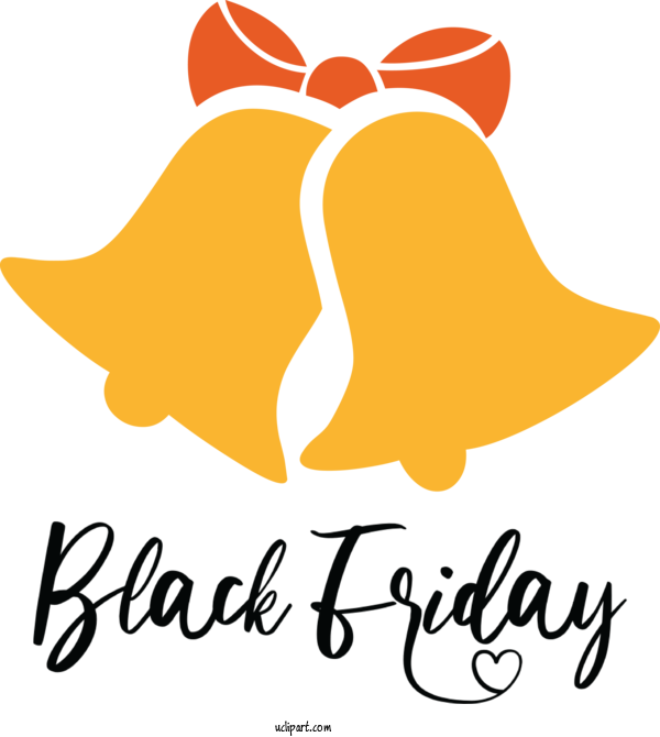 Free Holidays Logo Design Yellow For Black Friday Clipart Transparent Background