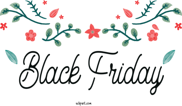 Free Holidays Typography Calligraphy Text For Black Friday Clipart Transparent Background