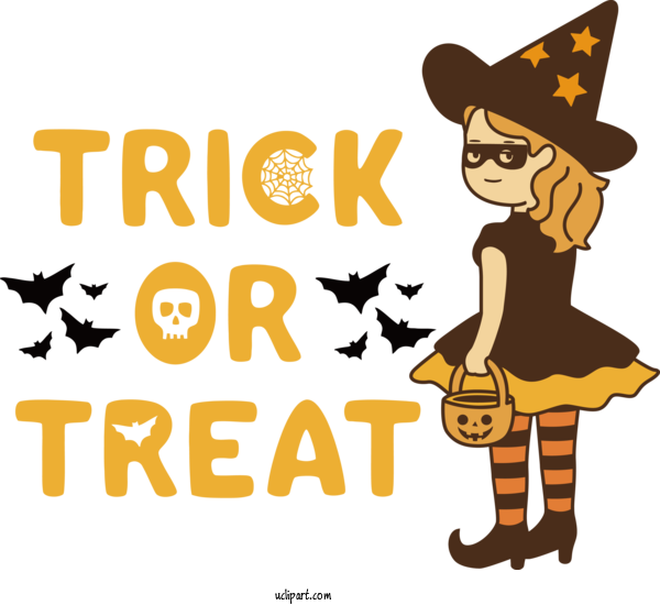 Free Holidays T Shirt Trick Or Treating Costume For Halloween Clipart Transparent Background