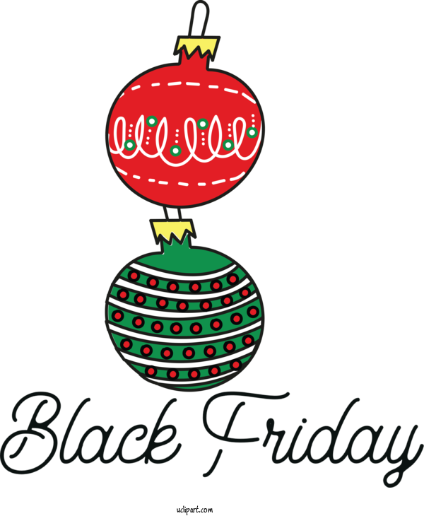 Free Holidays Christmas Day Christmas Tree Ornament For Black Friday Clipart Transparent Background
