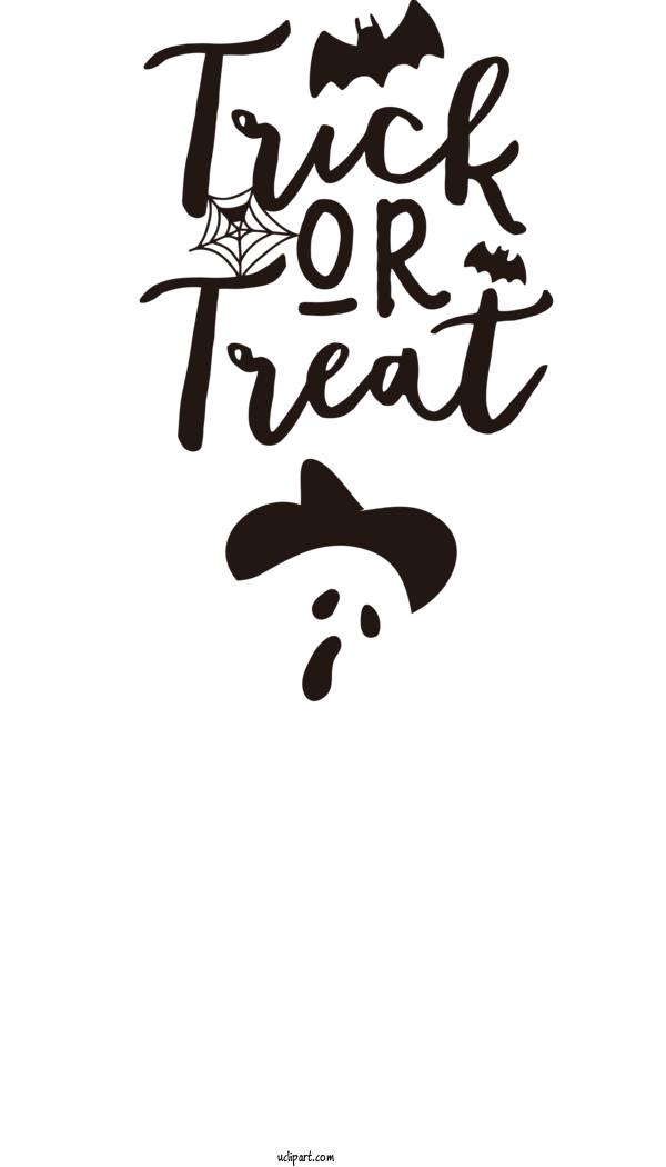 Free Holidays Black And White Dog Logo For Halloween Clipart Transparent Background