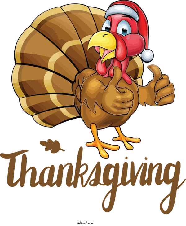 Free Holidays Turkey Cartoon Turkey Meat For Thanksgiving Clipart Transparent Background