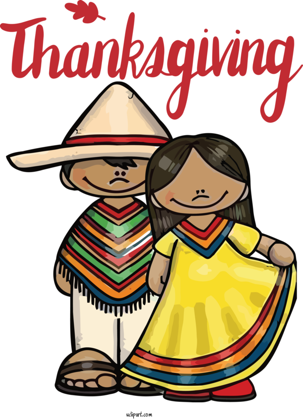 Free Holidays Cartoon  Goatee For Thanksgiving Clipart Transparent Background