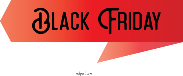 Free Holidays Logo Font For Black Friday Clipart Transparent Background