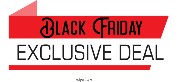 Free Holidays Logo Design Banner For Black Friday Clipart Transparent Background