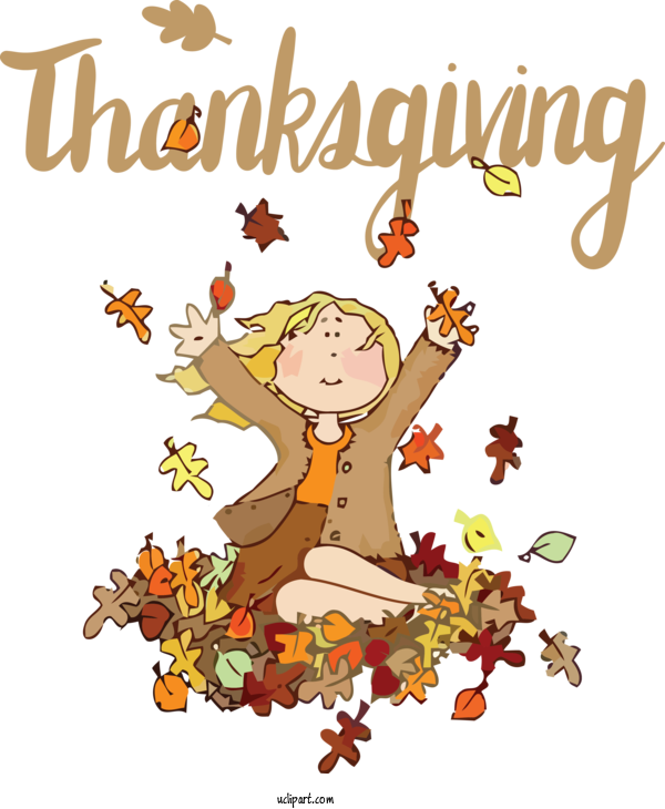 Free Holidays Autumn Leaf For Thanksgiving Clipart Transparent Background