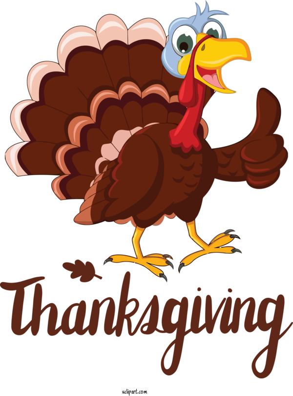 Free Holidays Roasting Turkey Meat Cartoon For Thanksgiving Clipart Transparent Background
