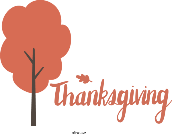 Free Holidays Flower Logo Cartoon For Thanksgiving Clipart Transparent Background