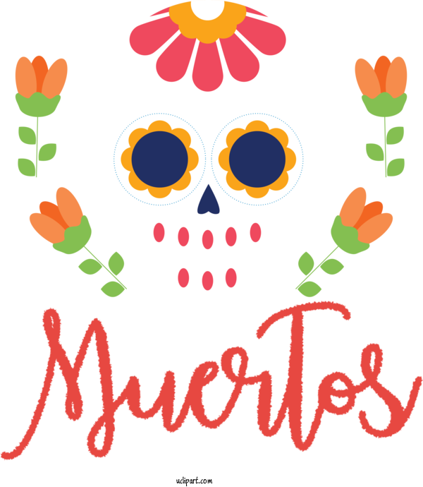 Free Holidays Artist Aesthetics For Day Of The Dead Clipart Transparent Background