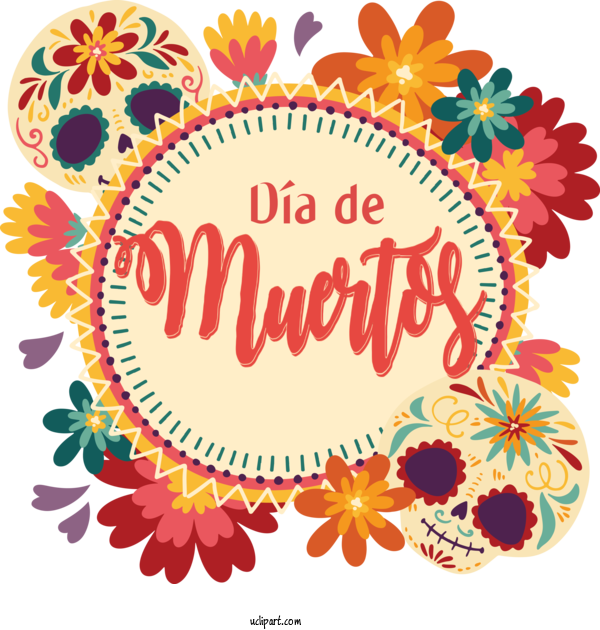 Free Holidays Floral Design Cut Flowers Line For Day Of The Dead Clipart Transparent Background