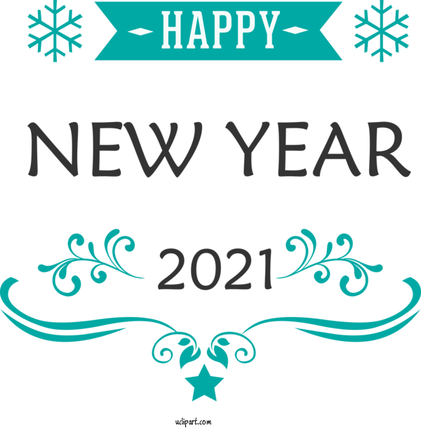 Free Holidays Logo Green Design For New Year Clipart Transparent Background
