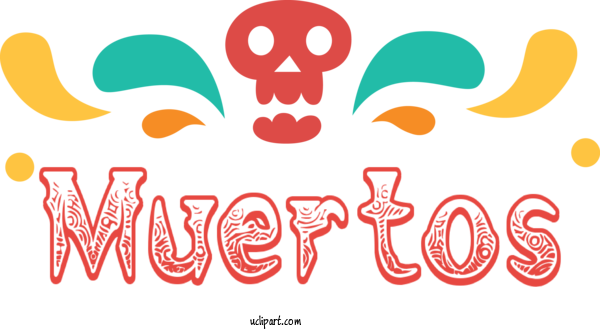 Free Holidays Logo Design Meter For Day Of The Dead Clipart Transparent Background