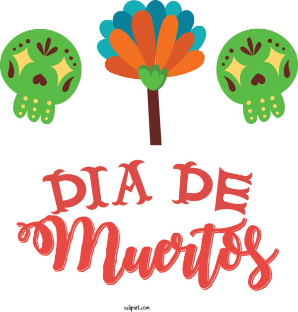 Free Holidays Logo Meter Tree For Day Of The Dead Clipart Transparent Background