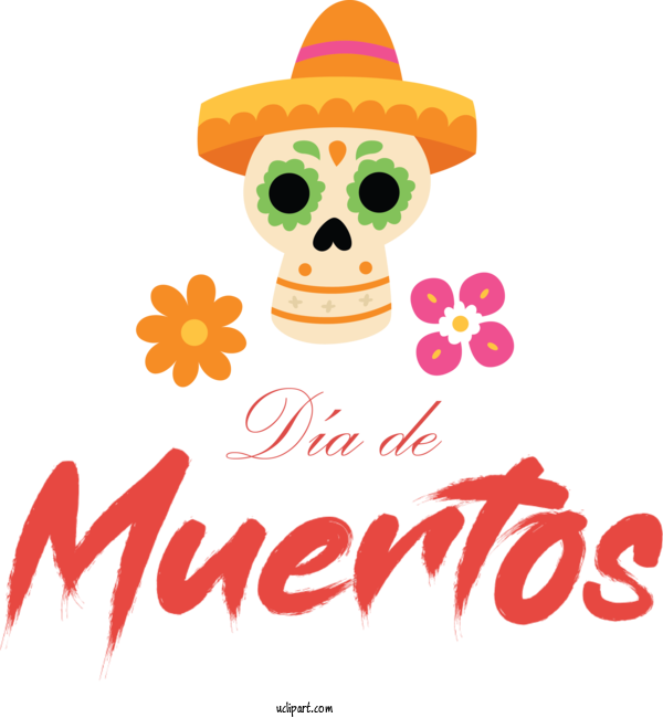 Free Holidays Line Meter Flower For Day Of The Dead Clipart Transparent Background