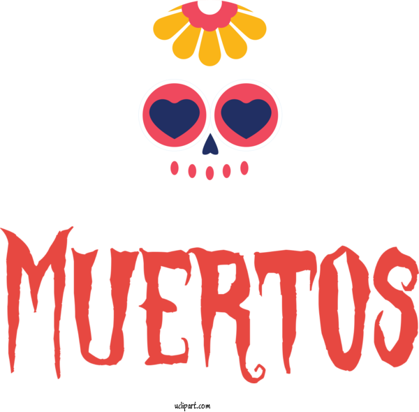 Free Holidays Logo Design Line For Day Of The Dead Clipart Transparent Background