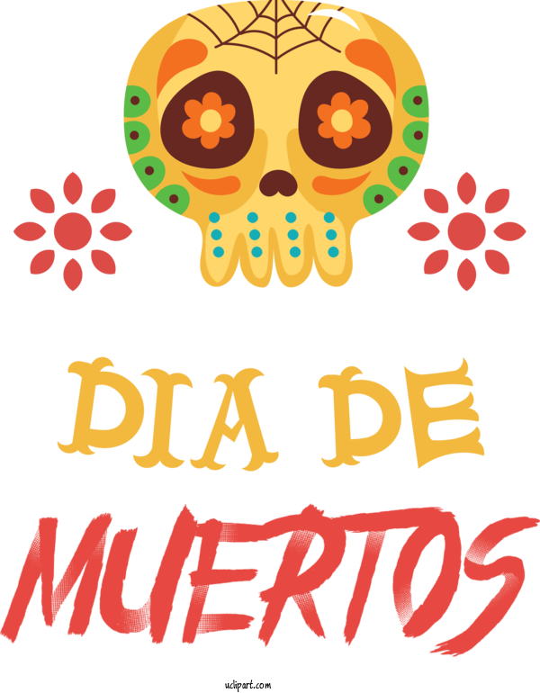 Free Holidays Meter Line Mitsui Cuisine M For Day Of The Dead Clipart Transparent Background