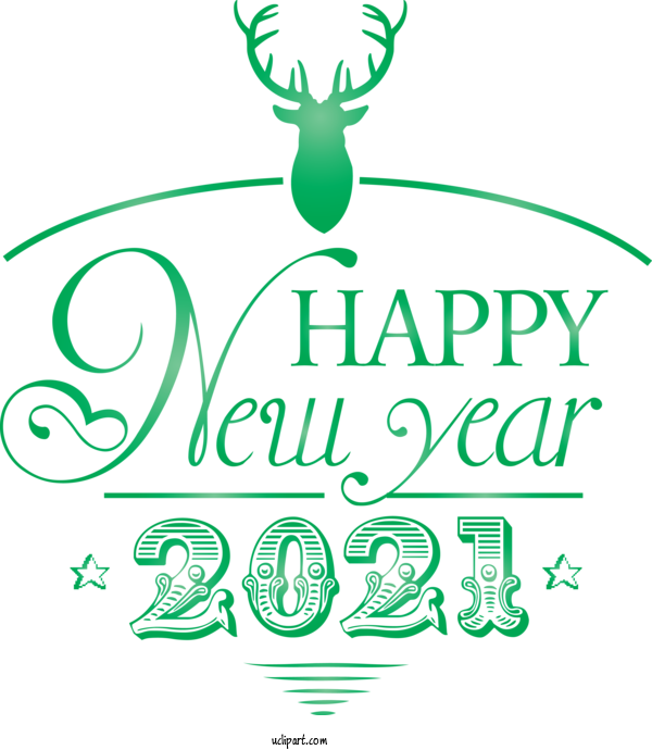 Free Holidays Logo Line Art 2021 For New Year Clipart Transparent Background