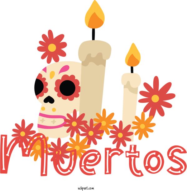 Free Holidays Logo Vector Line Art For Day Of The Dead Clipart Transparent Background