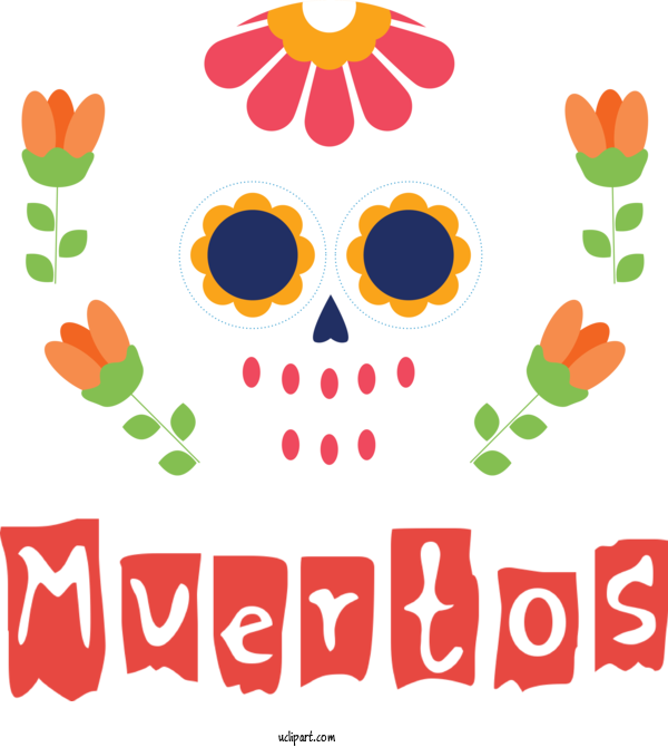 Free Holidays Font TrueType For Day Of The Dead Clipart Transparent Background