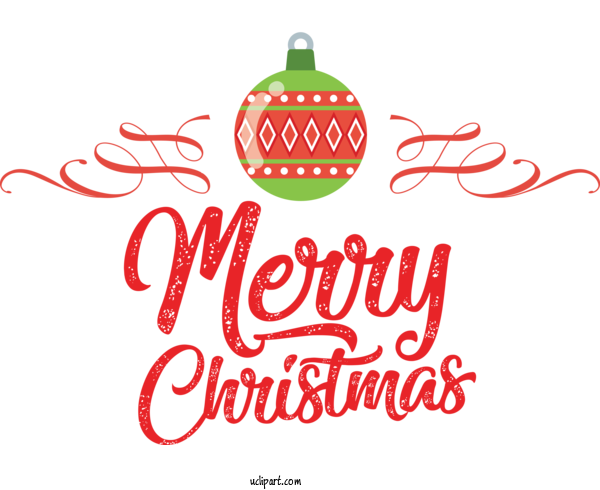 Free Holidays Logo Christmas Day Christmas Ornament M For Christmas Clipart Transparent Background