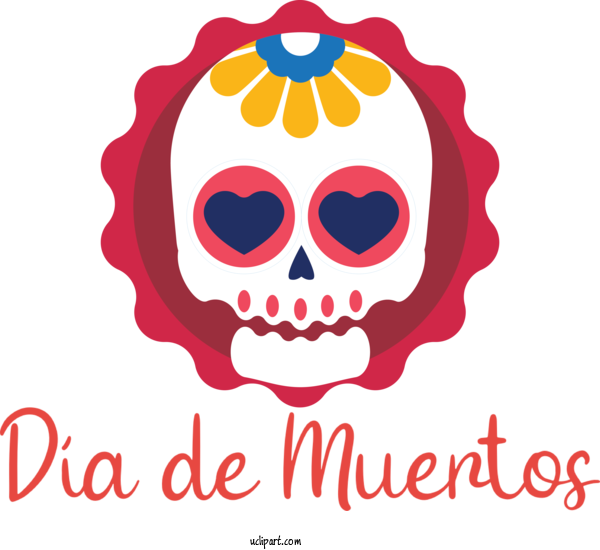 Free Holidays Line Art For Day Of The Dead Clipart Transparent Background