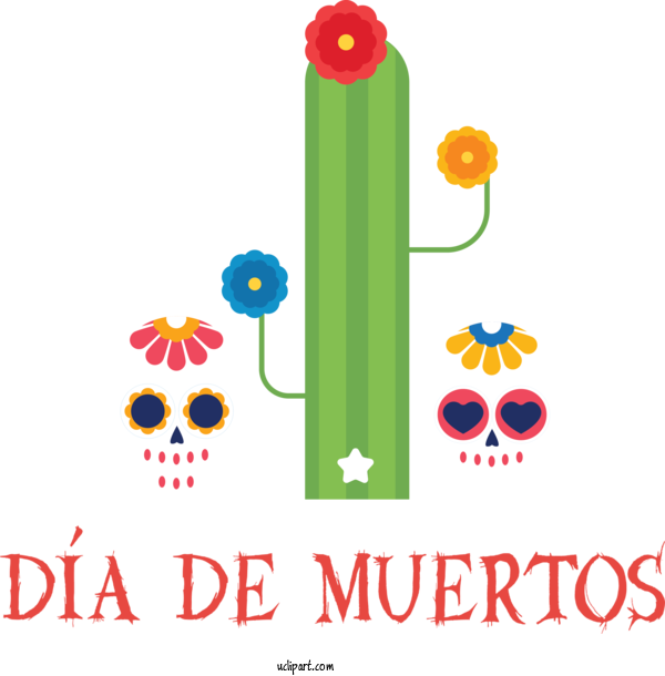 Free Holidays Flower Logo Meter For Day Of The Dead Clipart Transparent Background