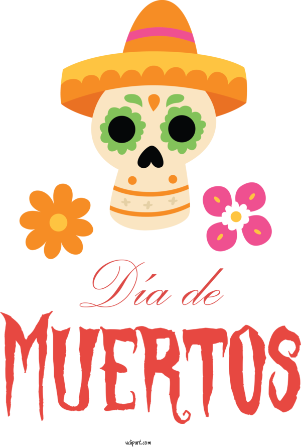 Free Holidays Hat Smiley Produce For Day Of The Dead Clipart Transparent Background