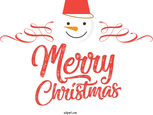 Free Holidays Christmas Day Logo Santa Claus M For Christmas Clipart Transparent Background