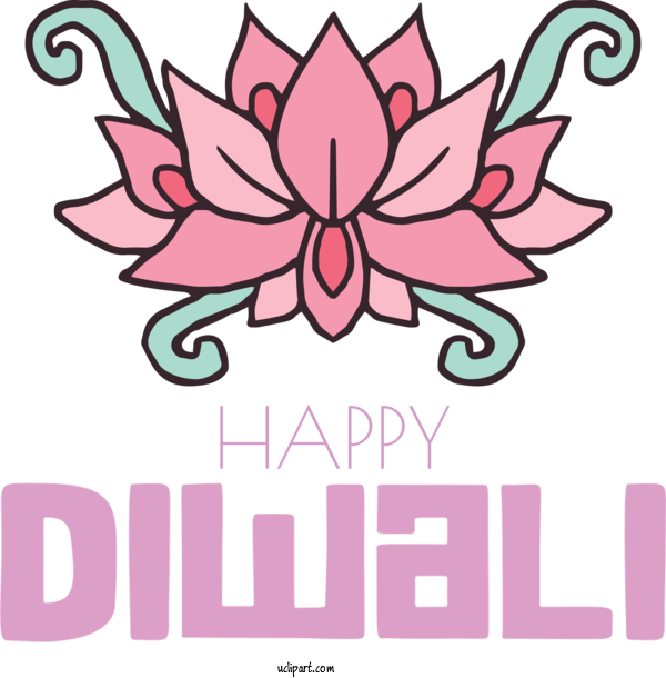 Free Holidays Design Floral Design Cut Flowers For DIWALI Clipart Transparent Background