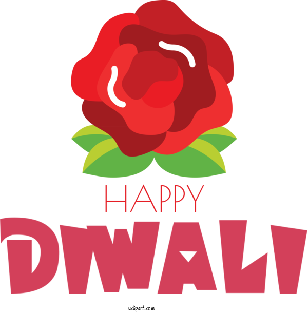 Free Holidays Cut Flowers Garden Roses Logo For DIWALI Clipart Transparent Background