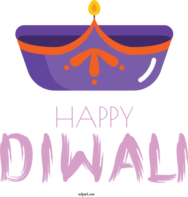 Free Holidays Logo Design Cartoon For DIWALI Clipart Transparent Background