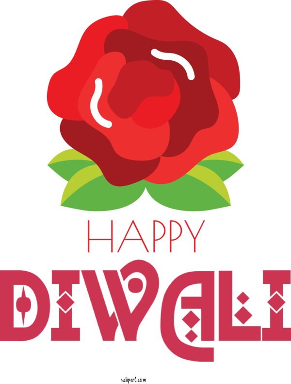 Free Holidays Cut Flowers Logo Rose Family For DIWALI Clipart Transparent Background