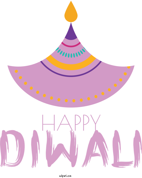 Free Holidays Party Hat Design Logo For Diwali Clipart Transparent Background