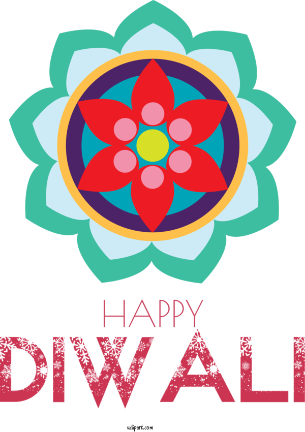 Free Holidays Flower Diya Diwali For Diwali Clipart Transparent Background
