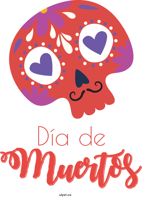 Free Holidays Design Text Goods For Day Of The Dead Clipart Transparent Background