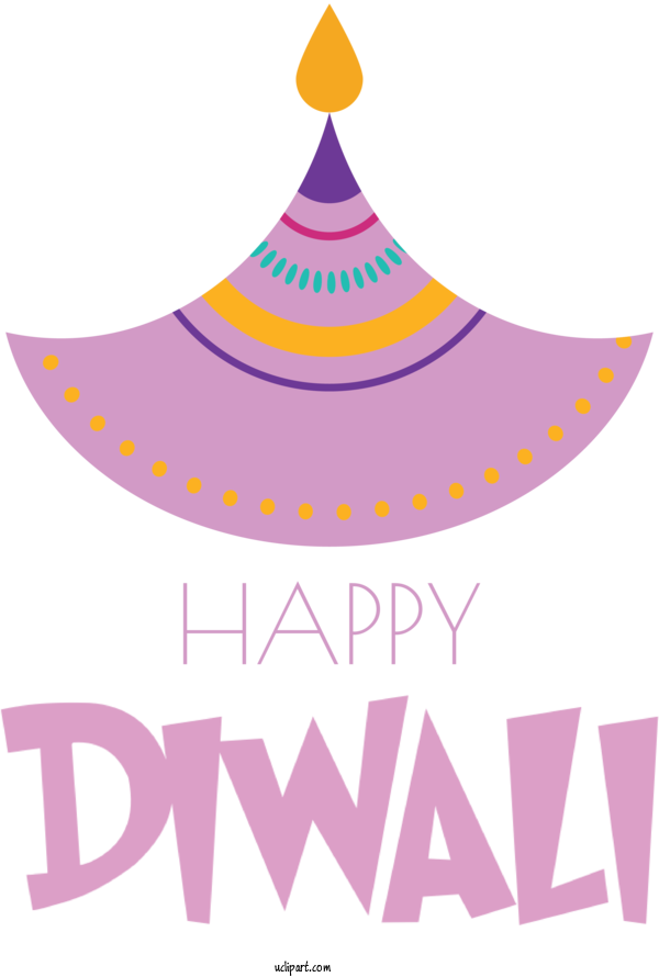 Free Holidays Party Hat Design Lilac M For Diwali Clipart Transparent Background