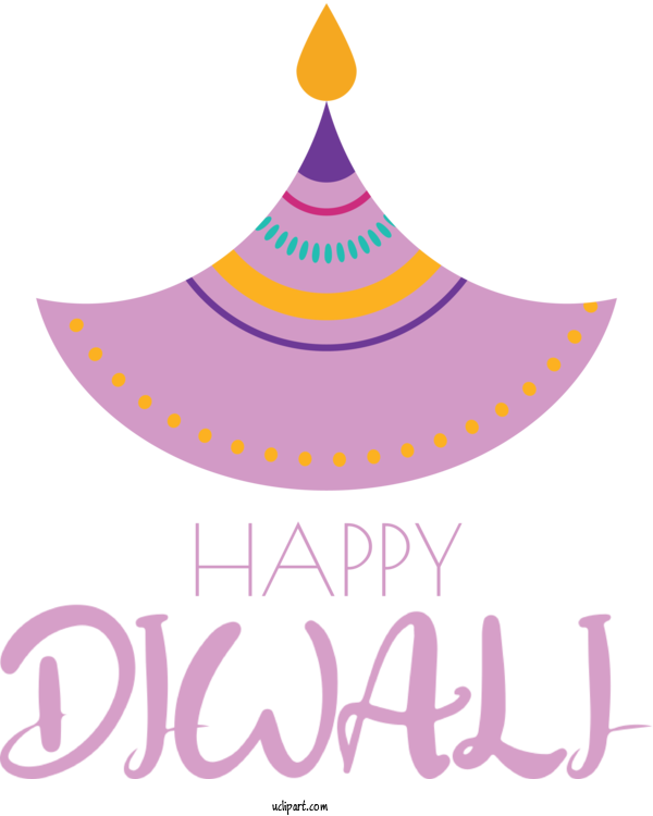 Free Holidays Party Hat Design Logo For Diwali Clipart Transparent Background