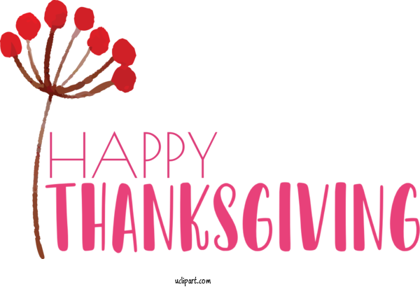 Free Holidays Floral Design Logo Petal For Thanksgiving Clipart Transparent Background
