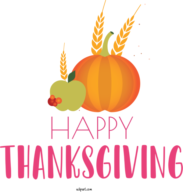 Free Holidays Logo  Vector For Thanksgiving Clipart Transparent Background