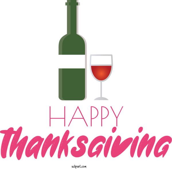 Free Holidays Red Wine White Wine Wine Glass For Thanksgiving Clipart Transparent Background