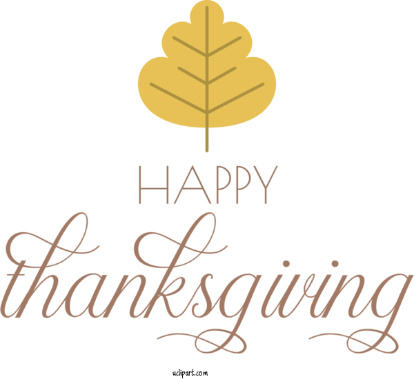 Free Holidays Logo Leaf Tree For Thanksgiving Clipart Transparent Background